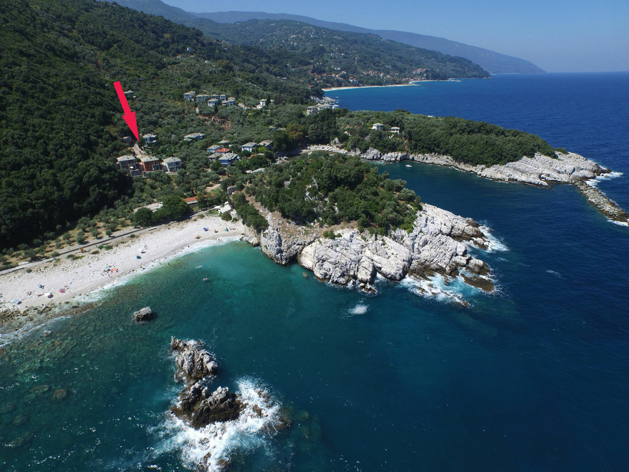 Palia Damouhari Hotel Damouchari Bagian luar foto